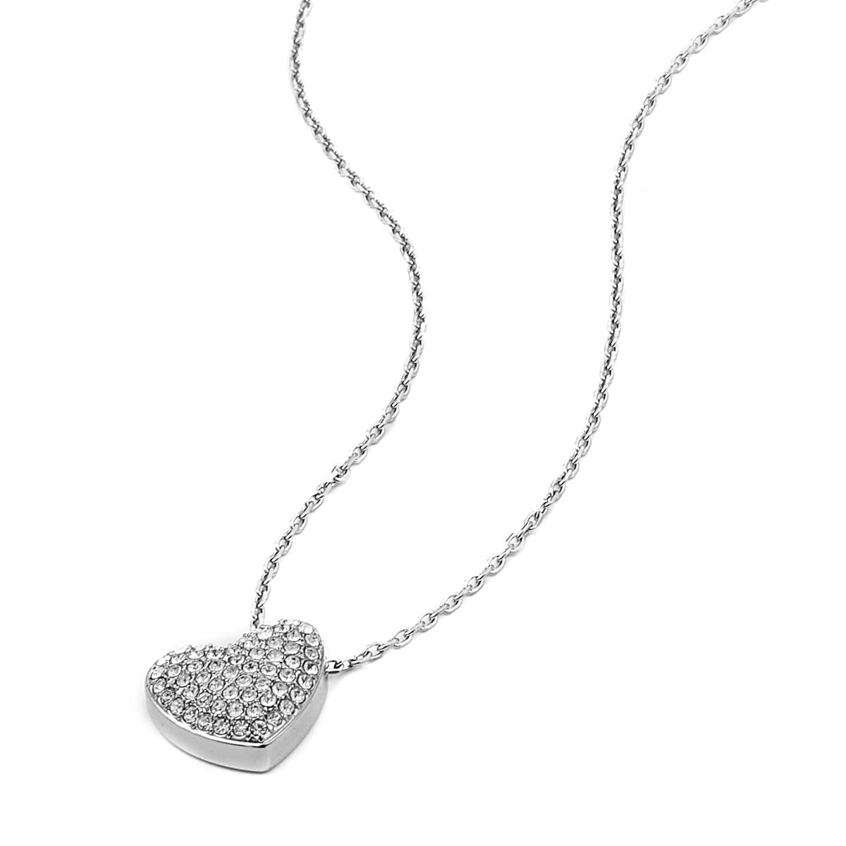 Fossil Women's Sterling Silver or Silver-Tone Stainless Steel Pendant Chain Necklace for Women