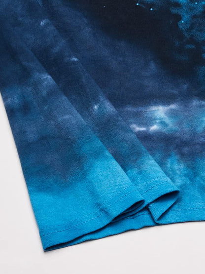 Liquid Blue Playera Pulse Explosion Camiseta para Hombre