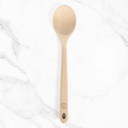 MARTHA STEWART | Cuchara de Madera de Haya Bainford 35.5 cm | Cuchara para Cocinar | Utensilio de Cocina de Madera Natural