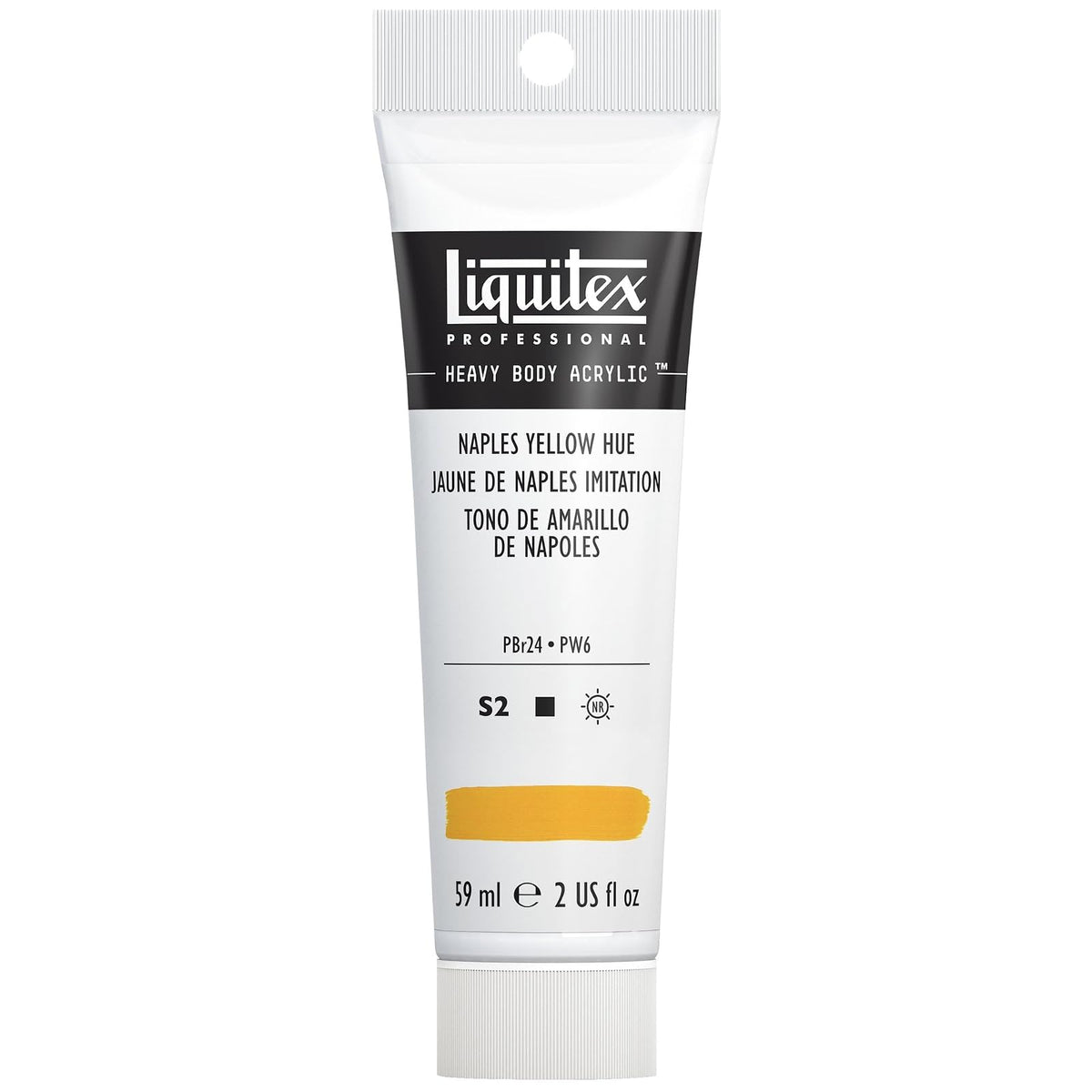 Liquitex Heavy Body pintura acrílica Brilliant Purple 59 ml - Amarillo (Naples Yellow Hue 601)