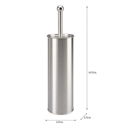 Bath Bliss - Cepillos de Inodoro de Acero Inoxidable, Resistentes a la corrosión, 1 Paquete, satén