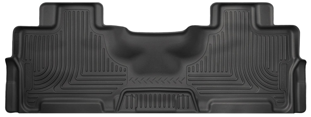 Husky Liners Weatherbeater - Alfombrillas para Ford Expedition 2007-2017; Lincoln Navigator | 2ª Fila, 1 Pieza, Color Negro - 14361