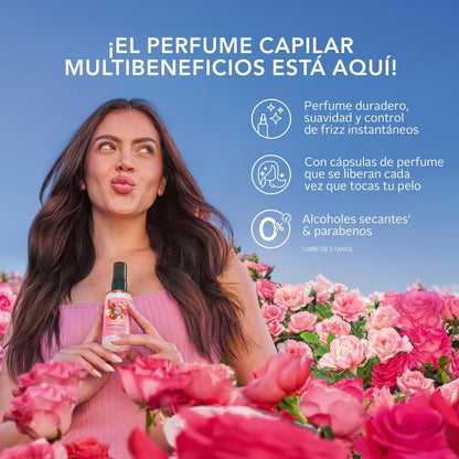 Herbal Essences Kit Exclusivo VIBRAS ROSA Rosa Mosqueta