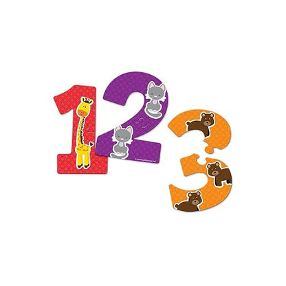 Learning Resources Rompecabezas de Números, Desarrolla el Reconocimiento de Numeros, Rompecabezas para Niños, 40 Piezas, Edades 3