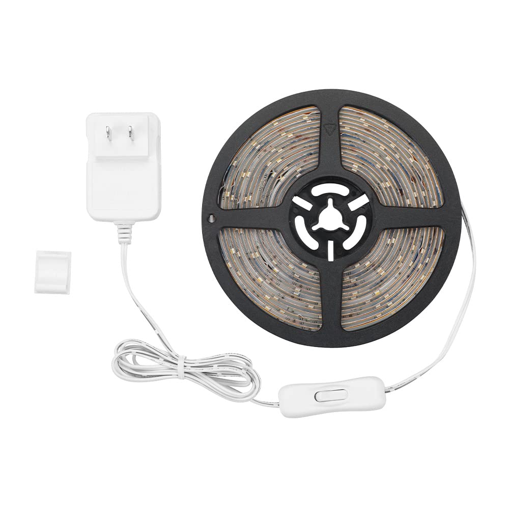 Tecnolite Tira LED Luz Azul 5 Metros 12W - Plug and Play, Uso en Interiores, No atenuable, 1 Pieza