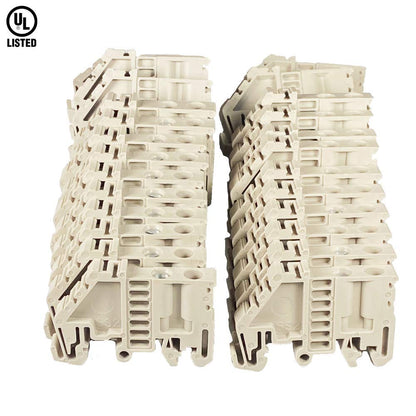 Dinkle SS2 - Soporte de bloque de terminales de riel DIN (32 mm, 35 mm, 50 unidades)