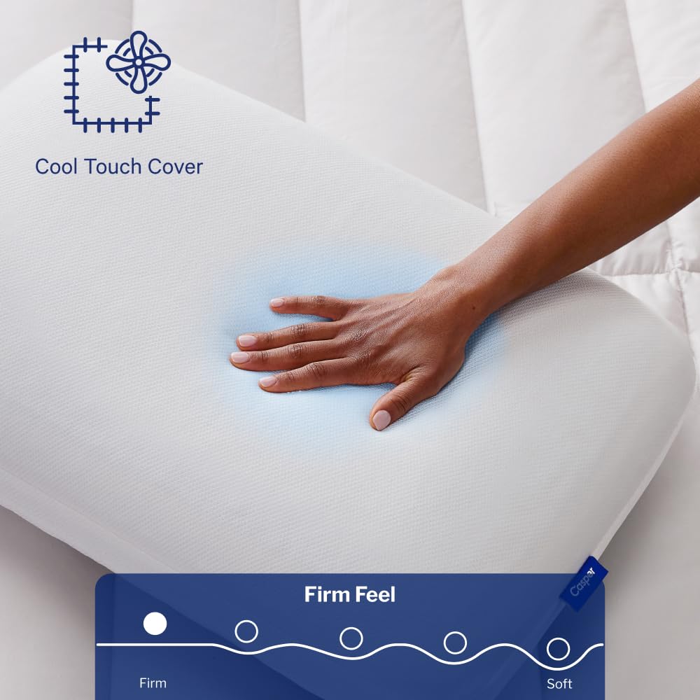 Casper Sleep Almohada de Espuma estándar – Espuma viscoelástica refrescante, Comodidad de Apoyo para Personas Que Duermen de Lado, Transpirable y Alivia la presión