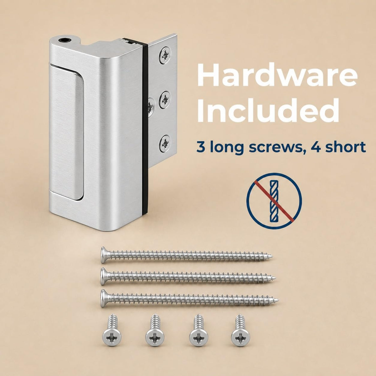 Prime-Line Products U 10827 - Tope para puerta, , níquel satinado, Cromo cepillado