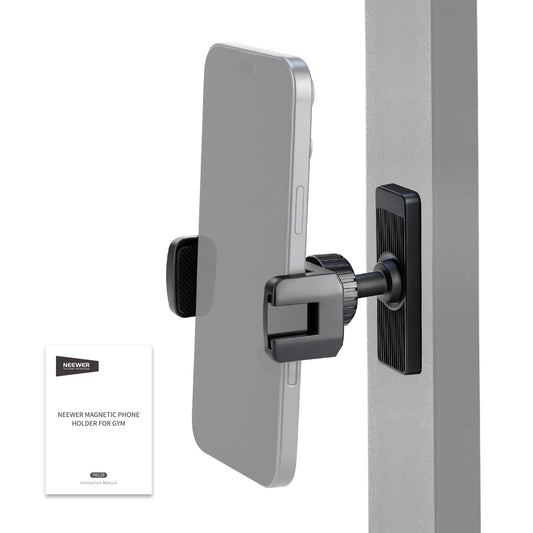 NEEWER Soporte Magnético Móvil, Gimnasio Casa Entrenamiento Montacargas Decoración Accesorios Esenciales Compatible con iPhone Android Samsung para Mujeres Hombres Niñas Niños Grabación Video, PA119