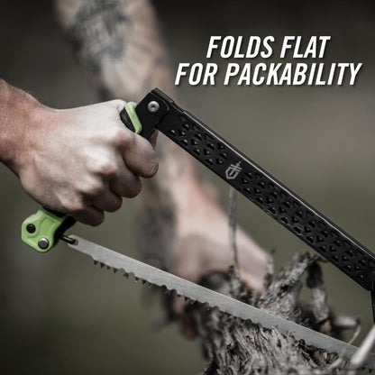Gerber Freescape Sierra de Campamento Plegable de Mano para mochilero, Senderismo, Camping, poda y bujarra, Hoja de 12 Pulgadas