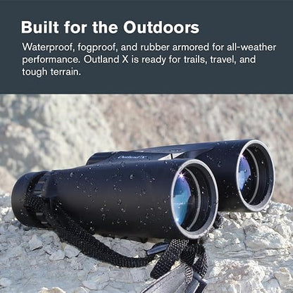 Celestron – Outland X 8x42 – Waterproof & Fogproof – for Adults – Multi-Coated Optics and BaK-4 Prisms – Protective Rubber Armoring