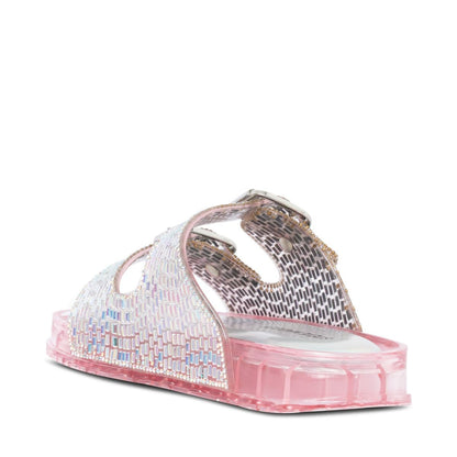 Steve Madden JLOLLI Sandalias planas para niña