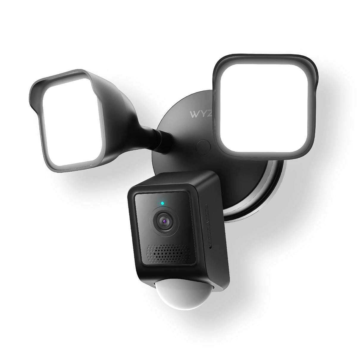 WYZE - Cámara de Reflector v2, LED de 2800 lúmenes, cámara de Seguridad HD de 2K para Exteriores, Vista Ancha de 160°, luz activada por Movimiento, Sirena de 105 dB, visión Nocturna de Color,