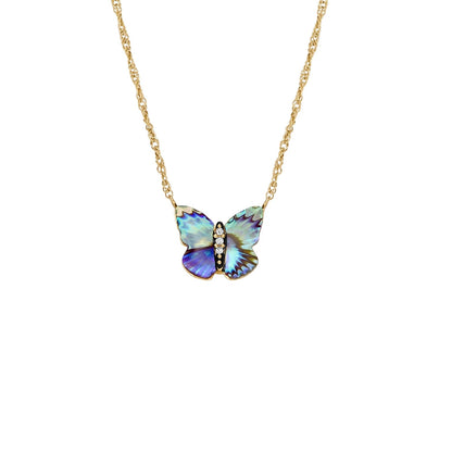 Fossil Collar jf04812710 butterfly wings de acero inoxidable en tono dorado para dama