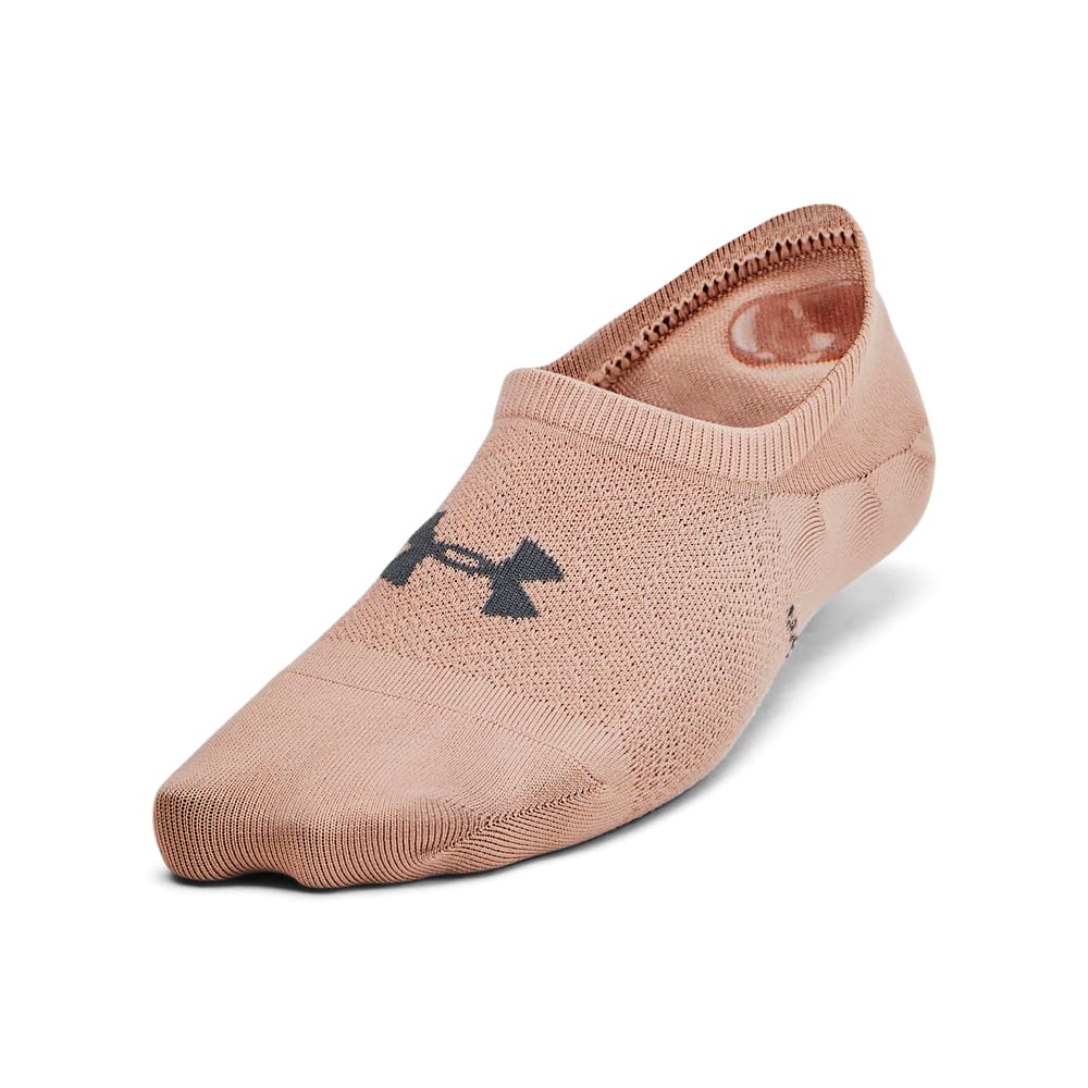 Under Armour Breathe Lite - Calcetines ultra bajos para mujer, paquete de 3
