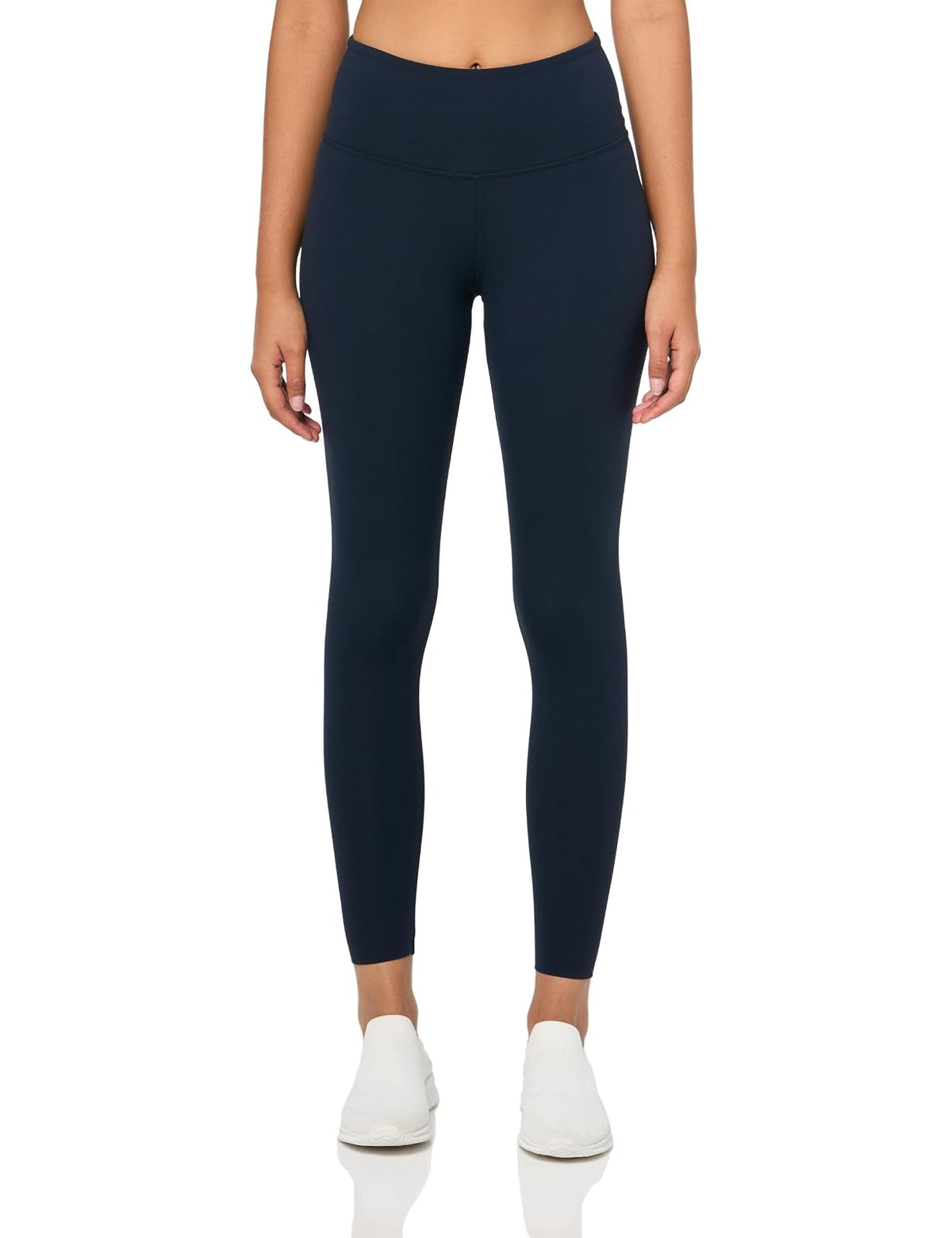 Danskin Performance leggings de nailon tiro alto para mujer - M - Azul marino (Neo)