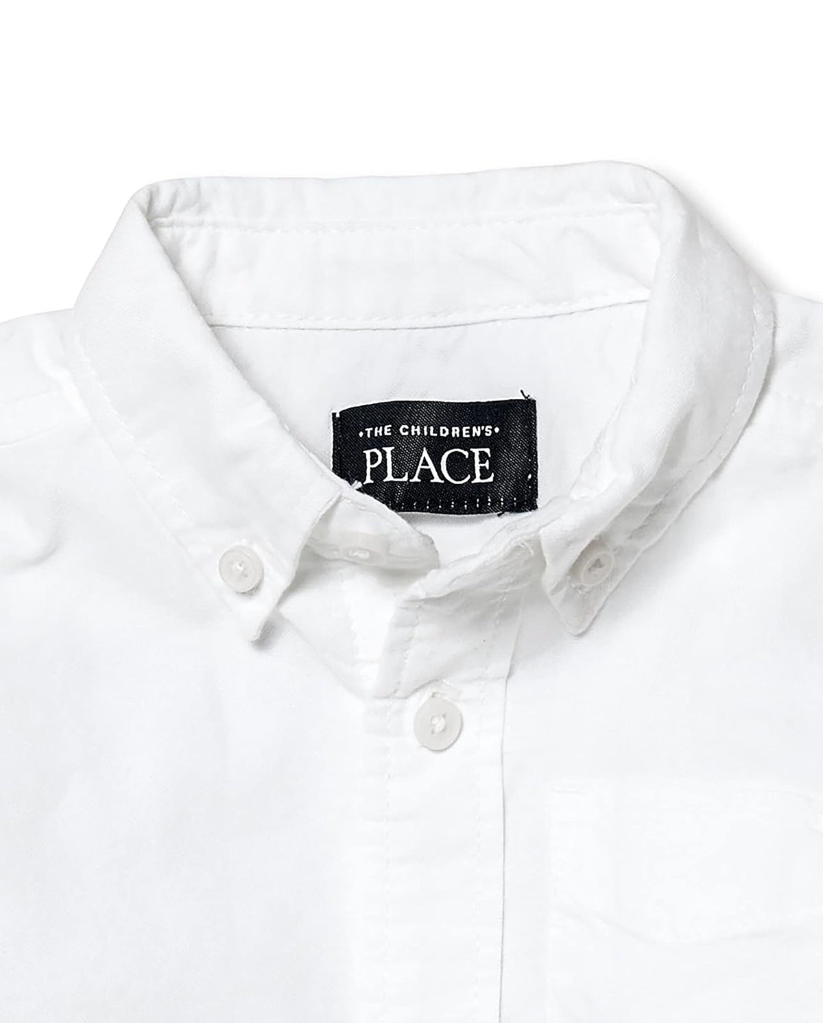 The Children's Place - Camisa Oxford de Manga Corta con Botones para bebés y niños pequeños