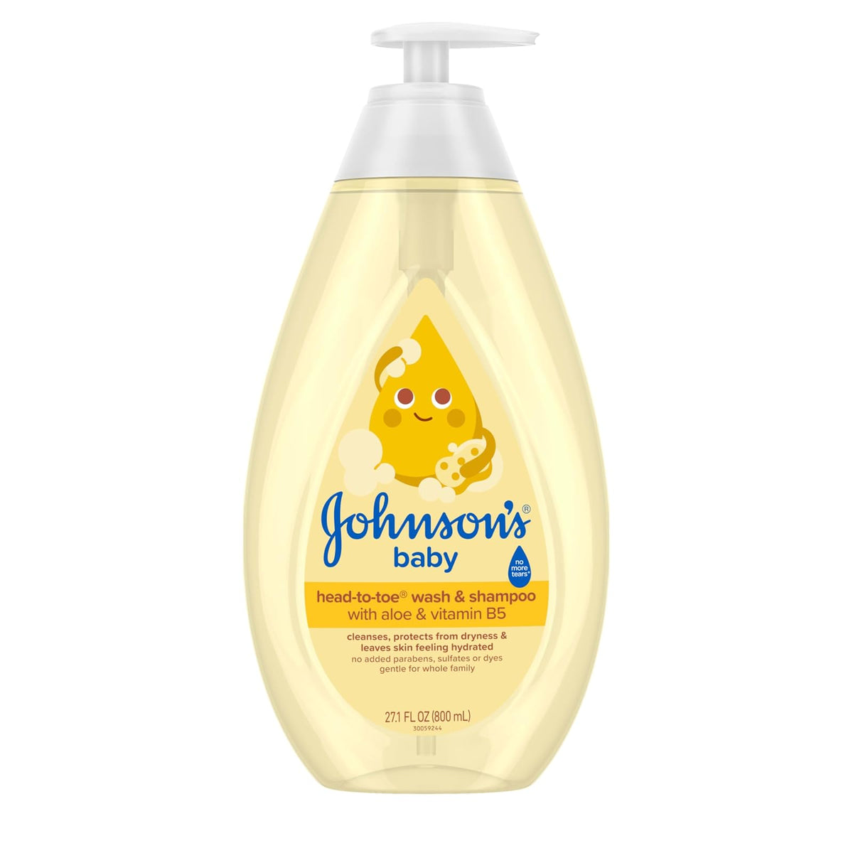 Johnson's Head-To-Toe Gentle Tear- Free Baby Wash & Shampoo for Baby?s Sensitive Skin, 27.1 fl. oz