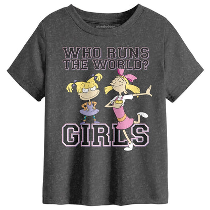 Nickelodeon Angélica & Helga Playera Casual para Niñas y Adolescentes