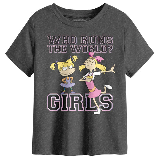 Nickelodeon Angélica & Helga Playera Casual para Niñas y Adolescentes