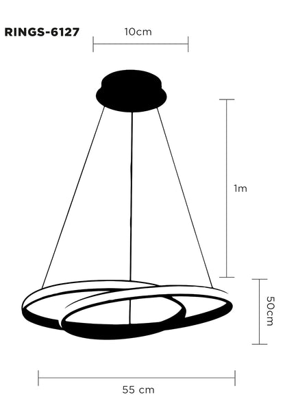 LÁMPARA TIPO CANDIL COLGANTE - LUXICA LIGHTING - Lampara Elegante y Moderna con Luz colgante LED - Lámparas innovadoras …