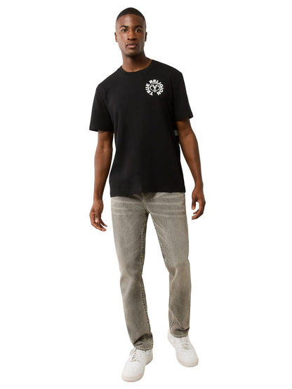 True Religion - Playera de Manga Corta para Hombre, diseño gráfico Casual