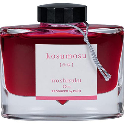 Pilot Iroshizuku Tinta para Pluma Fuente 50 ml, Colores Japoneses - Rosa (Kosumosu)