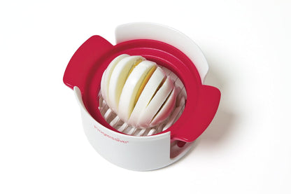 Prepworks by Progressive - Cortador de huevos compacto, blanco, rojo y amarillo