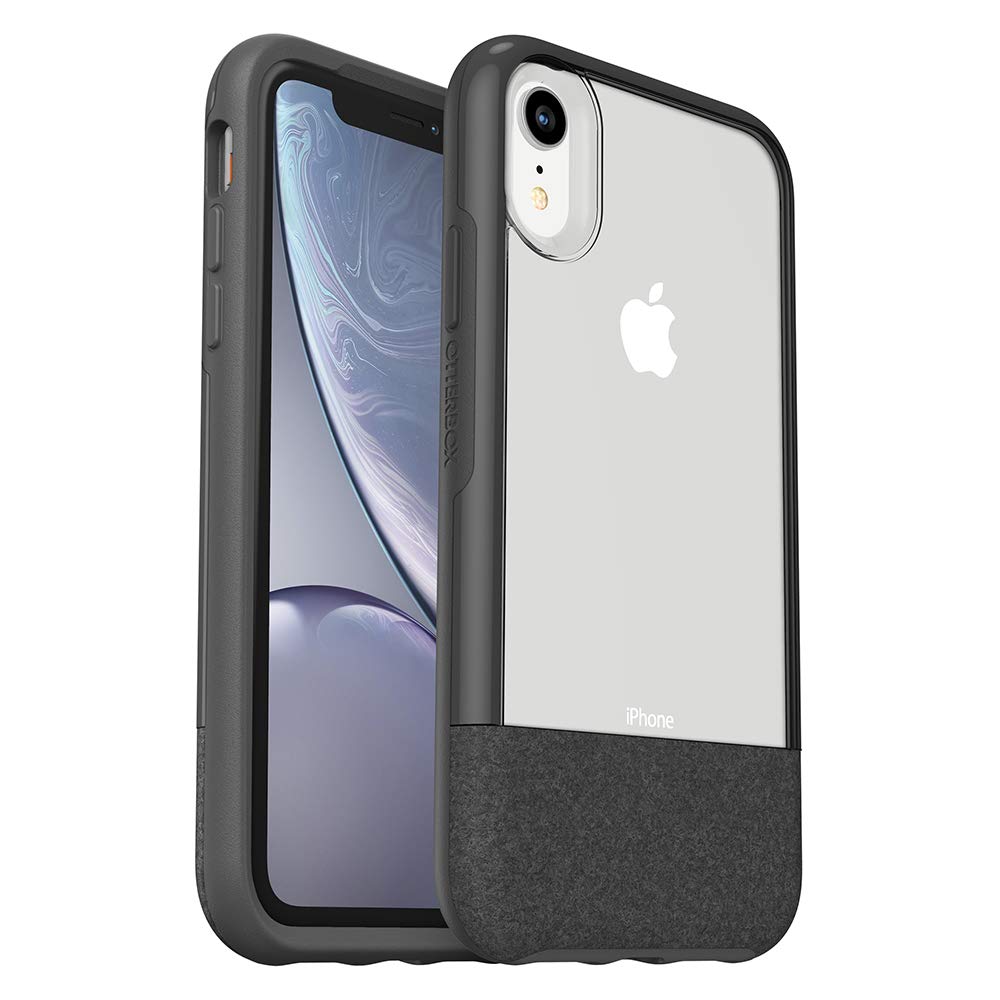 OtterBox Clear & Leather Funda Transparente y Piel para iPhone XR - LUCENT STORM - Estuche
