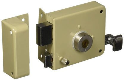 Lock 15CS Cerradura de sobreponer función instala fácil, izquierda, llave de puntos, blíster