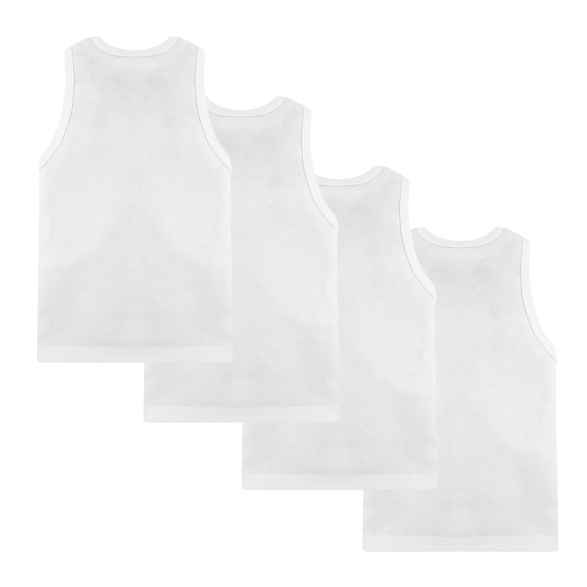 Baby Creysi Conjunto Sin Mangas para Niño Pack de 4 Algodón Hipoalergénico