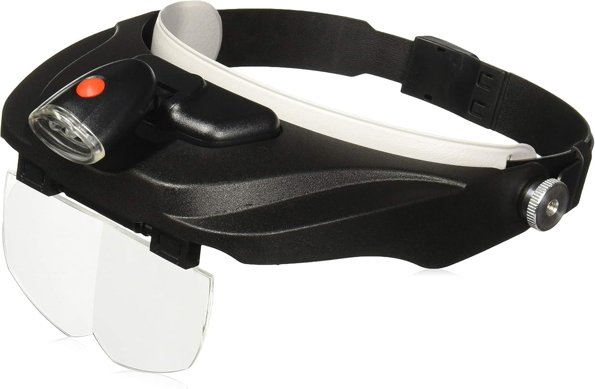 Carson Pro Series Magnivisor Deluxe Lupa con Luz LED Y 4 Lentes Diferentes (1,5X, 2X, 2,5X, 3X)- Negro (CP-60)