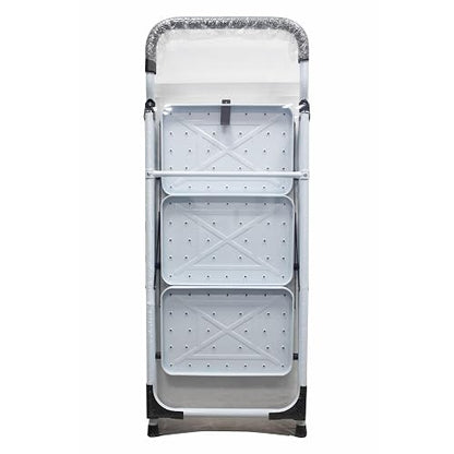 Surtek ETT3 Escalera Tubular Plegable Tipo Taburete de Acero de 3 escalones