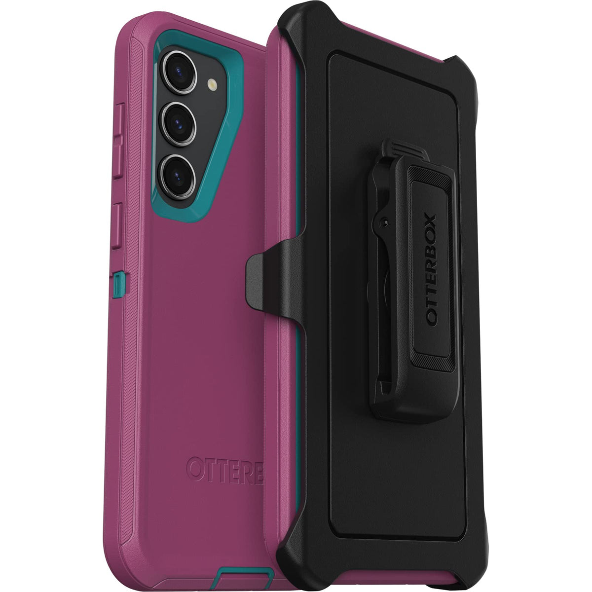 OtterBox Galaxy S23+ Bundle: Defender Series Funda sin visualización Rosa