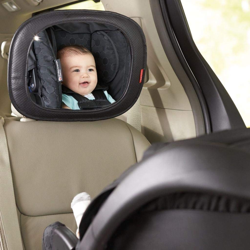 Skip Hop Espejo de automóvil para bebé negro