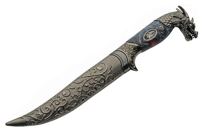 SZCO Supplies 211564 - Daga Medieval con Vaina, 12 Pulgadas de Largo, Azul