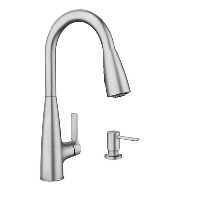 Moen Haelyn Mezcladora para Cocina de 1 Manija - plateado - Estándar