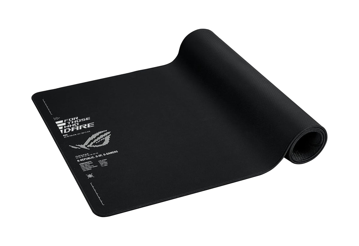 ASUS ROG Sheath II XXL - Alfombrilla de Mouse para Juegos - 35.4 x 15.7 Pulgadas, Tela de enfriamiento Avanzada, Superficie de Tela Textil 1.5 Veces más Suave, Bordes duraderos con Costuras Planas