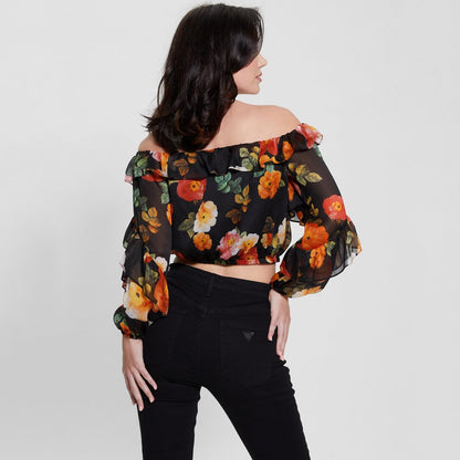 Guess Blusa Mujer Off Shldr Shani Ruffle Top W4RH09WCWF2-P9UT