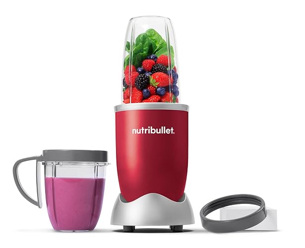 Nutribullet NBR-0804R-DL Personal Blender 6 piezas, 600W, Rojo