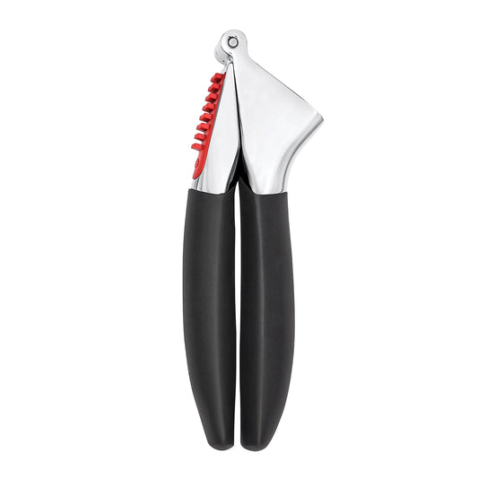 Oxo 11107400 Prensa Ajos Mango Antideslizante, 17 cm, Multicolor