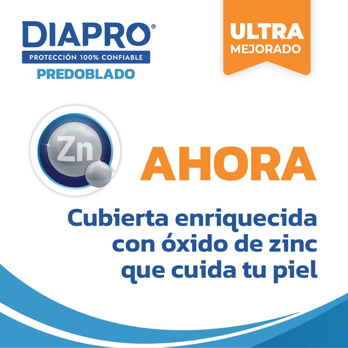 Diapro Pañal Predoblado Gel para Incontinencia, Unitalla, Paquete con 10 Piezas, ideal para personas en cama o para cubrir alguna superficie