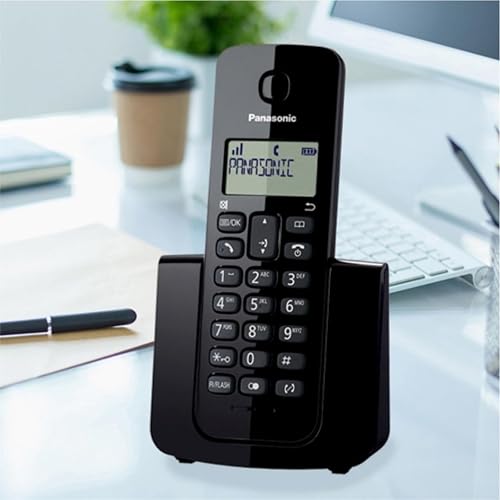 Panasonic KX-TGB112MEB Teléfono Inalámbrico de Línea Fija Color Negro