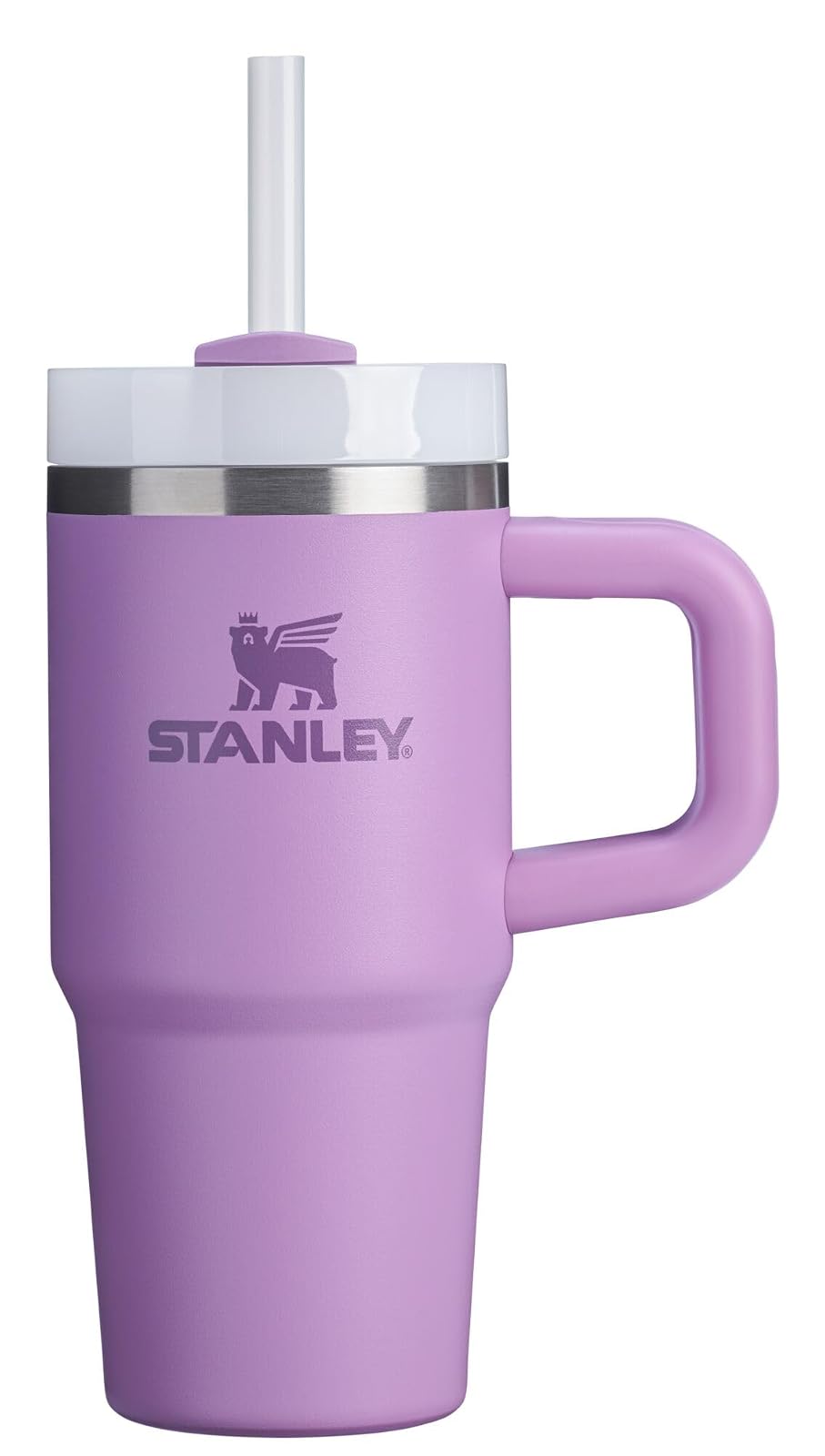 Stanley Quencher H2.0 Vaso con Asa y Popote, Tapa FlowState - 14 oz - Lila
