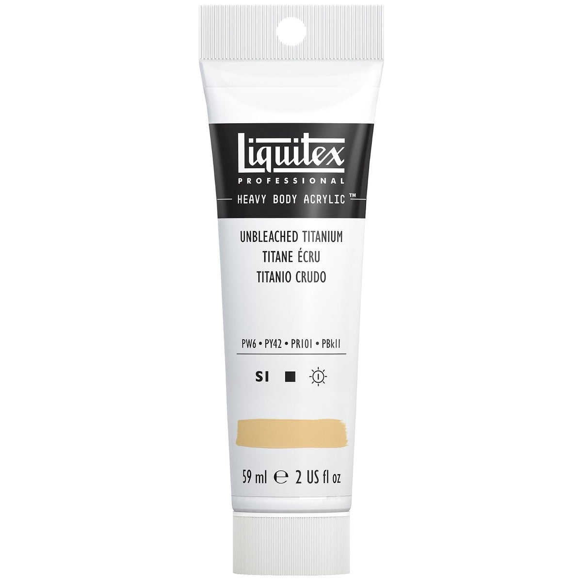 Liquitex Heavy Body pintura acrílica Brilliant Purple 59 ml - Beige (Unbleached Titanium 434)