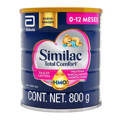 Similac Total Comfort 1 Fórmula Infantil Baja en Lactosa, 0-12 Meses - 800 g