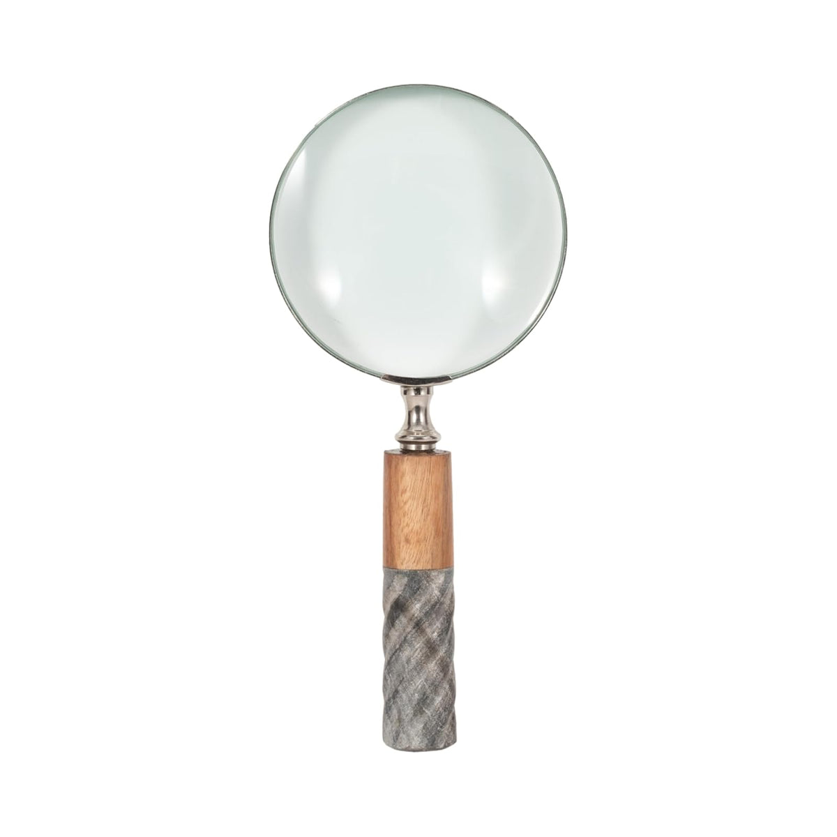 Sagebrook Home 15510 - Lupa de 4" D con Mango de Resina, 2 Tonos, Multicolor