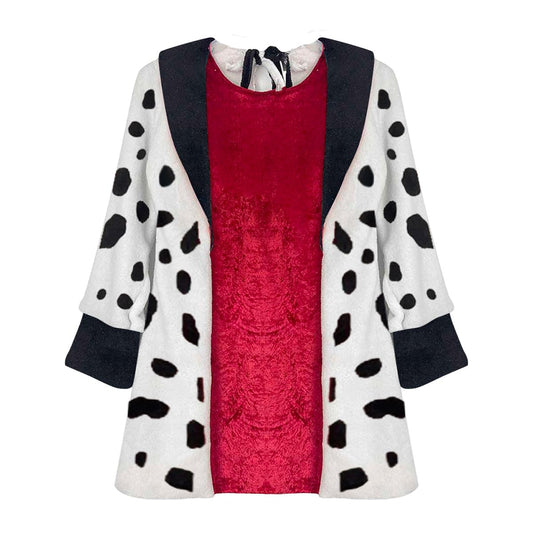 Disfraz Infantil, Cruella, Disney, Villanos, Talla 6 años