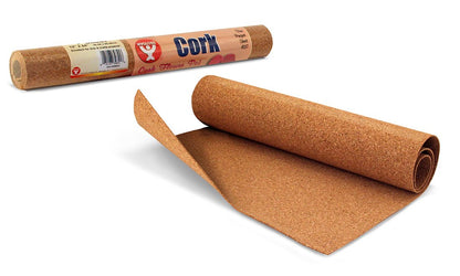 Hygloss - Rollo de Corcho de 1,5 mm de Grosor, 12 x 24 Pulgadas, Color café, 1 Unidad