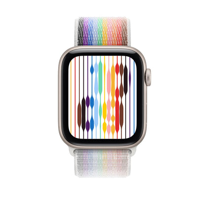 Apple Watch Band - Correa Loop Deportiva - 45 mm - Edición Orgullo - Unitalla (para Casi Cualquier muñeca)